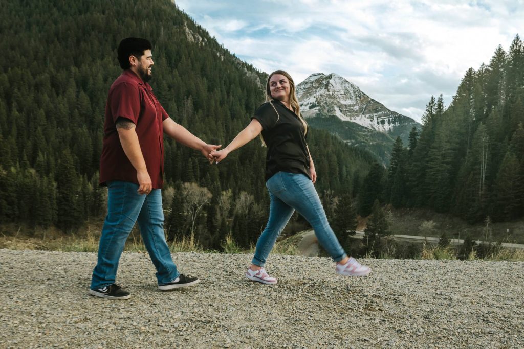 fun location with snow covered on the mountain, perfect for mom, brother, or friends